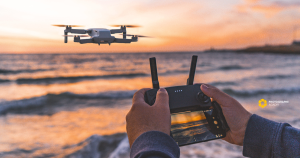 Film shooting with drone in Agadir